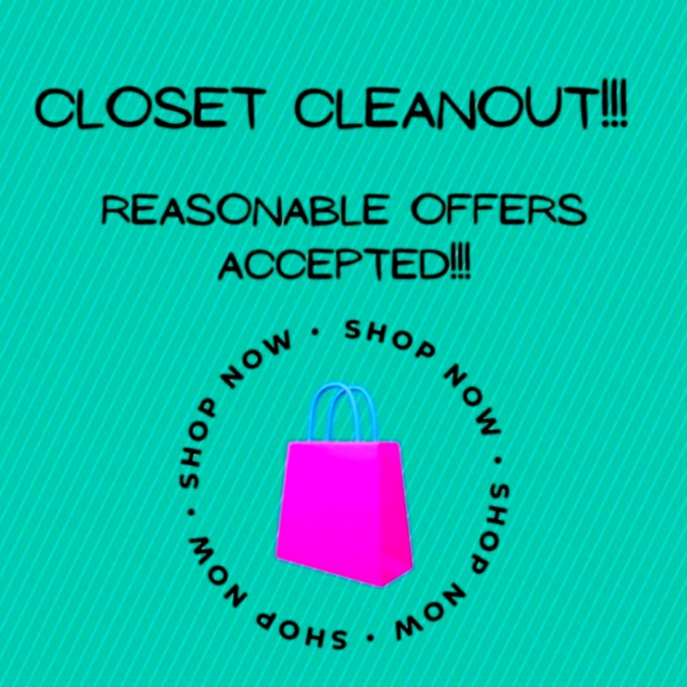 5/1 All FINAL SALE items must go!! All reasonable offers accepted!